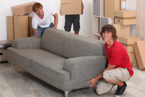 Careful packing and furniture handling during a West Hampstead house move