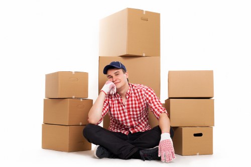 Local removal team handling furniture near West Hampstead homes